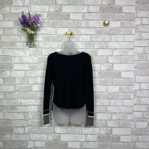 Express Black Boat Neck Sweater